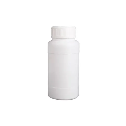 50pcs Chemical Bottle White Plastic Sample Reagent Bottles for Lab Storage - 200ml