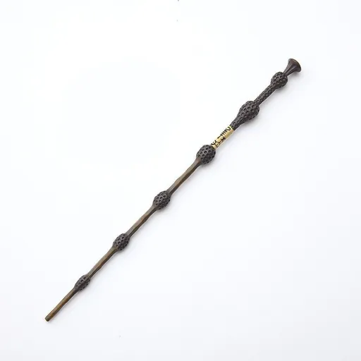 Classic Elder Resin Magic Wand With Thickened Metal Core, Holiday Themed Cosplay Decor, Style 6