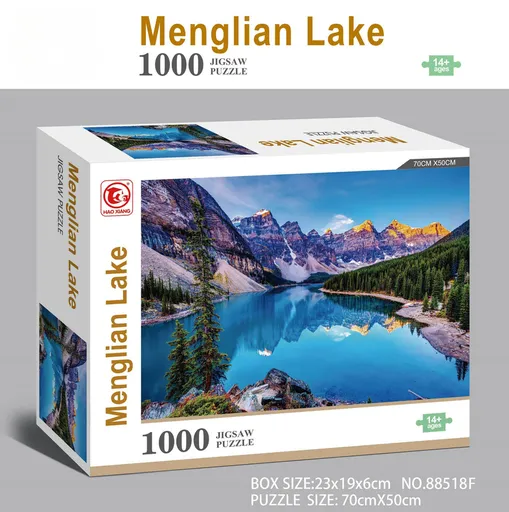 1000 piece Jigsaw Puzzle for Adults - Landscape Cityscape Art, Premium Quality Paper Cardboard, 70x50cm Finished Size, Stress Relief Brain Game Gift for Ages 14+ 【Meng Lianla】