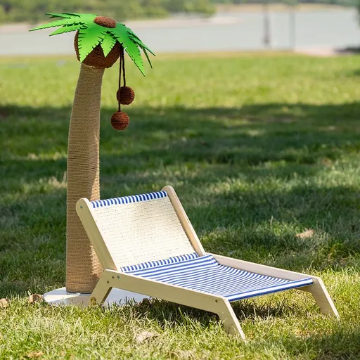 Lailey Cat Coconut Tree Climbing Frame Sisal Post [Solid wood multilayer] Coconut tree recliner
