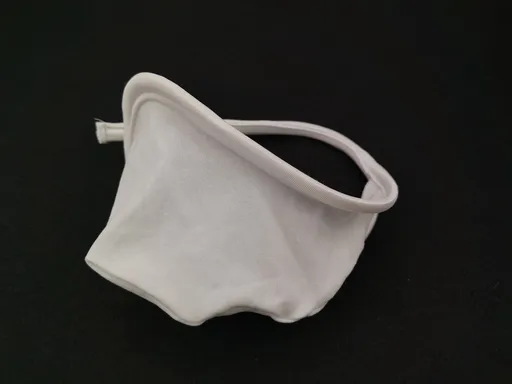 Men Nylon Invisible C String Panties Male C white edge White smooth surface All yards