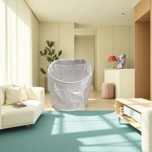 White 2‑Compartment Horizontal Laundry Hamper 2 PCS, Halloween Bathroom Laundry Gift