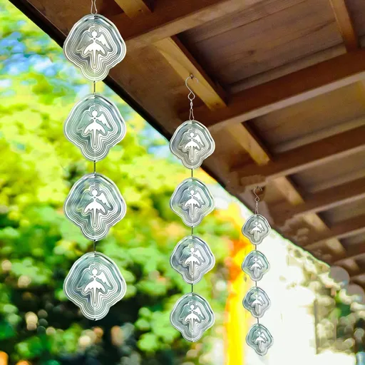 Highly Reflective Double-Sided Bird Reflectors,Extra Sparkly Metal Wind Spinner Outdoor Garden Decor, Bird Devices Deterrent（3pcs）