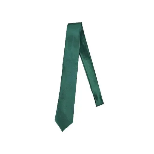 Mens Skinny Tie Plain Wedding Slim Necktie Formal Casual Narrow Party - Green