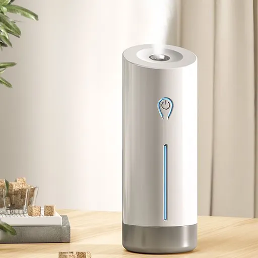 USB Powered Waterless Aroma Diffuser, 50 mL Adjustable Scent Machine with Timer and LED Display for Bedrooms, White