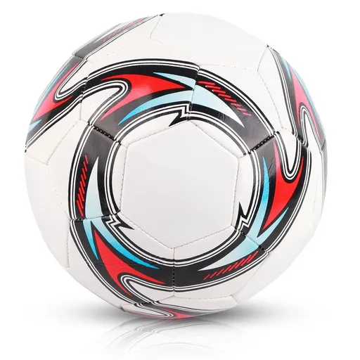 （white）Soccer Ball, Standard Size 5 Soccer Ball Leakproof Campus Football Wear Resistant for Outside Sport Game Training Competition