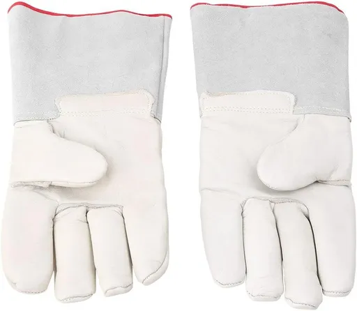 13.8 inch 35cm Long Cryogenic Gloves Low Temperature LN2 Liquid Nitrogen Protective Gloves Safety Frozen Gloves