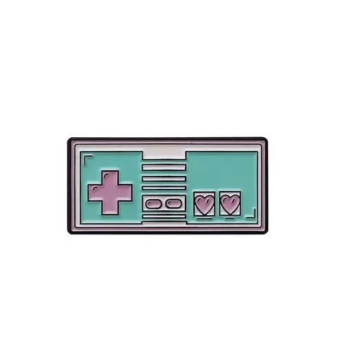 Hod Health & Home Pastel Gamer Enamel Pins - Pink - Set Of All 3