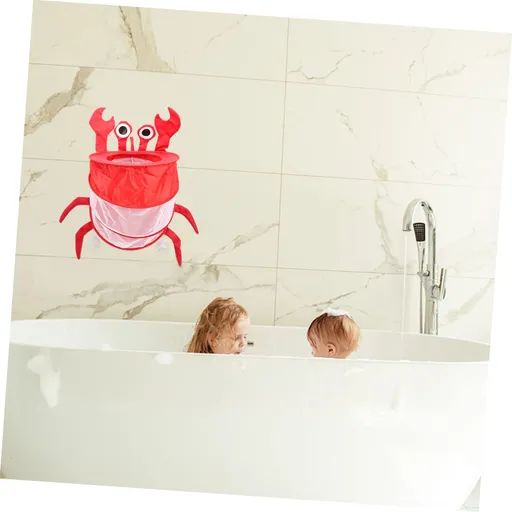 Baby Bathtub Bathroom Storage Mesh Bag Polyester Hanging Child Shower Bag Baby Toys Bathroom toy storage bag