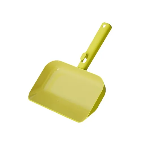 Large Hanging Cat Litter Scoop with Deep Shovel and Long Handle, Lightweight PP Cleaning Tool for Litter Boxes, Mango Yellow