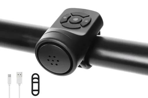 Bike Loud Horn Bicycle Handlebar Alarm Ring Bell Cycling Kit