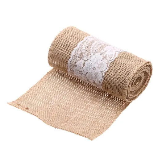 Natural Vintage Jute Ribbon for DIY Weddings and Parties, Eco-Friendly Linen Material, Durable Decorative Strap for Rustic Themes