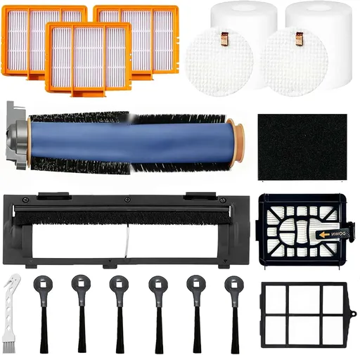 Replacement Parts Compatible with Shark AI AV2511AE AV2501S AV2501AE RV2502AE RV2520AOUS AV2510AOUS RV2610WA AV2610WA Accessories Kit with Main Brush Cover,Filters,Primary Filter,Side Brushes