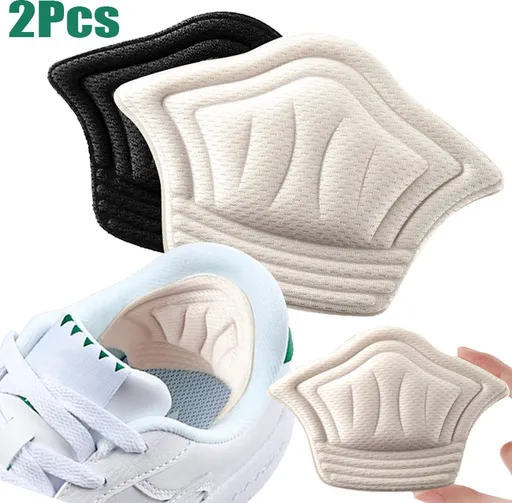 Anti-Slip Heel Insole | Premium Anti-Slip Heel | Foam Heel Cushion | Sneaker Pad | Anti-Slip Shoes | Prevent Blisters | Heel Protectors | 1 Pair | Beige