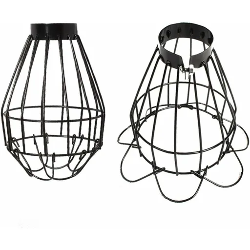 Reptile Heat Lamp Cover, Reptile Heat Lamp Shade - Wire Reptile Heater Guard, Anti-Scald Lamp Mesh Cover For Terrarium