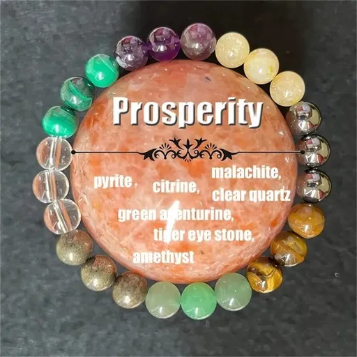 Healing Bracelets for Women & Men - Natural Stone Energy Bracelet with Gemstone Beads - Encouragement Gift for Friend, Sister & Loved Ones