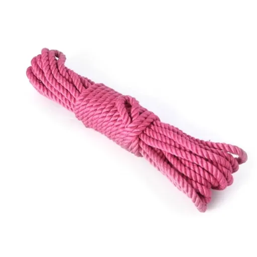 House Of Dasein 8M Handmade Bamboo Silk Rope Bdsm Bondage Binding Role-Playing Sex Toy - Rose
