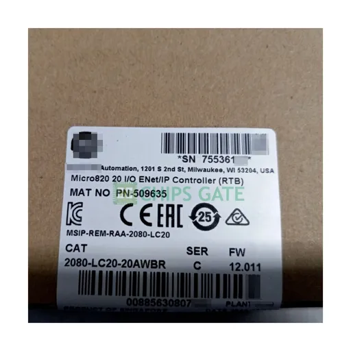 NEW Factory Sealed 2080-LC20-20QWB Micro820 20 I/O ENet/IP Controller