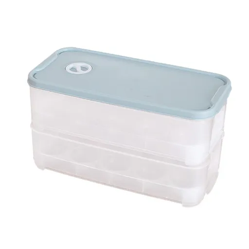 Egg storage box stackable for storing refrigerators with lids, kitchen egg containers, and refrigerators