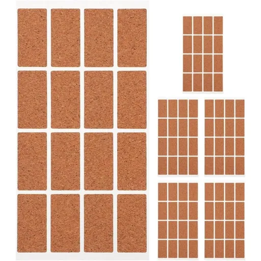 6Sheets Waterproof Blank Writing Journal Stickers Pine Wood Labels Removable Adhesive