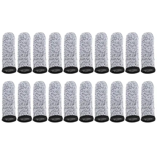 20 Pcs Finger Cots 5 Levels Of Cut Resistant Protective Sleeve Reusable Anti Slip Finger Sleeve for Kitchen Work Sculpture
