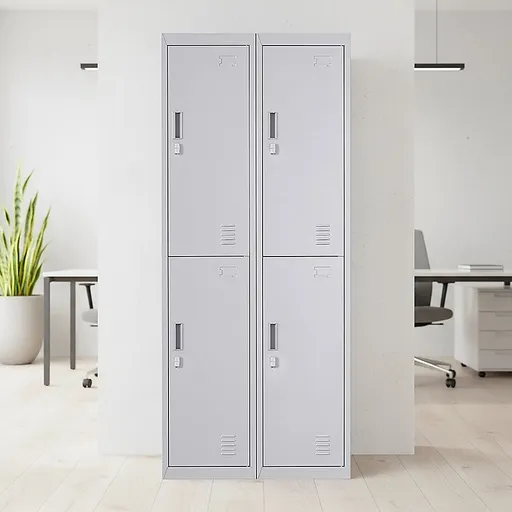 Four-Door Office Gym Shed Storage Locker