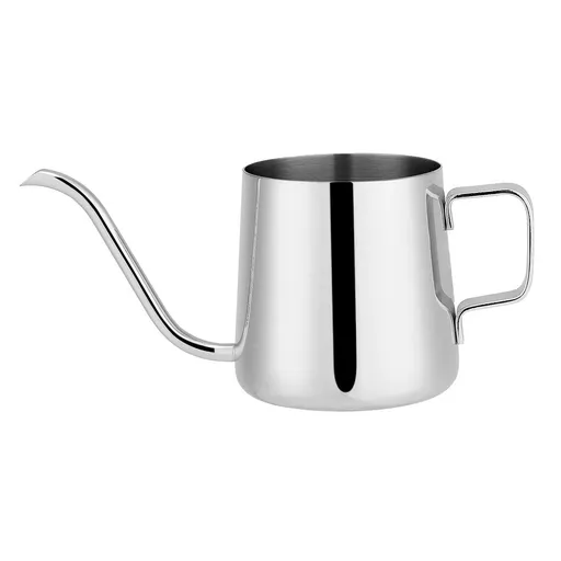 Stainless Steel Pour Over Kettle Long Gooseneck Spout 350mL Silver