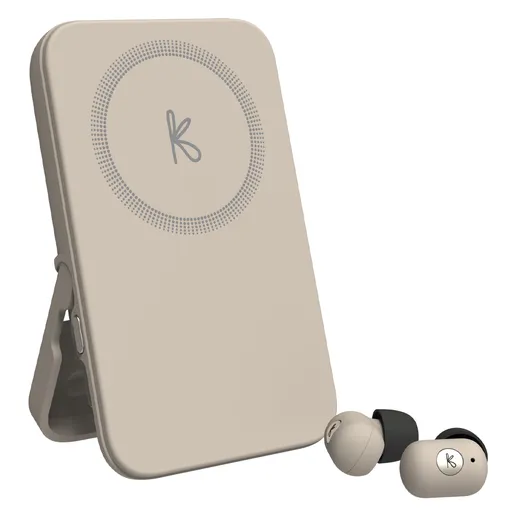 Kreafunk Tocharge Go Powerbank + Earbuds - Ivory Sand