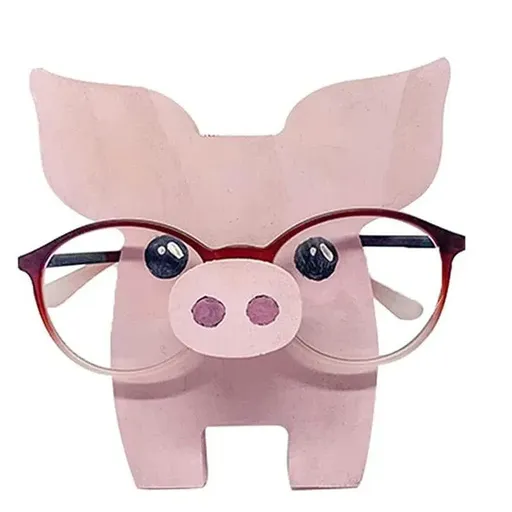 Eyeglasses Holder Display Stand Animal Glasses Rack Decoration - Pig