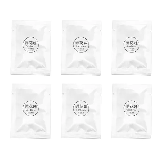 6 Pack Car Fragrance Replacement Tablets Portable Air Vent Clip Replacement Pads for Car Accessories Gardenia Flavor
