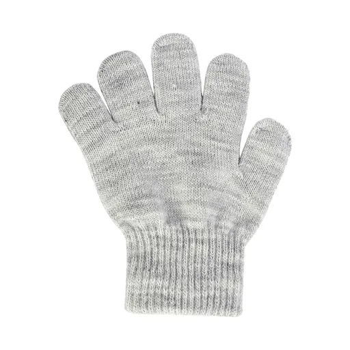 Kids Waterproof Winter Snow Gloves, Thick Stretchy Warm Gloves for Boys and Girls for Outdoor Play in Cold Weather, Grey, 5-12 Years