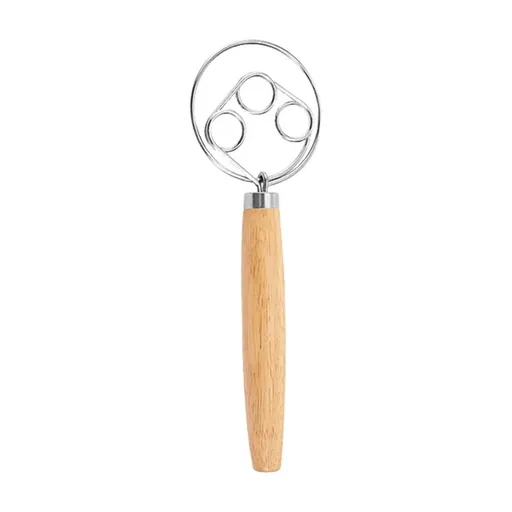 Danish Dough Whisk Stainless Steel Kitchen Tool for Sourdough Pizza Cake Batter Mixing Ideal for Home Bakers and Baking Enthusiasts
