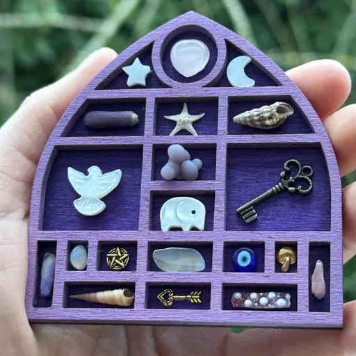 Wooden display stand for mini curiosities,Cathedral