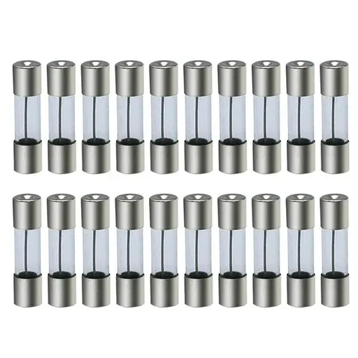 20Pcs M205 Glass Fuse 5Mm X 20Mm Slow Blow 250V / Select From 0.5A To 10A Amp - 20PCS F3A
