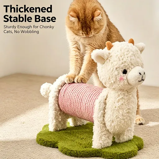 Alpaca Shaped Cat Scratching Toy