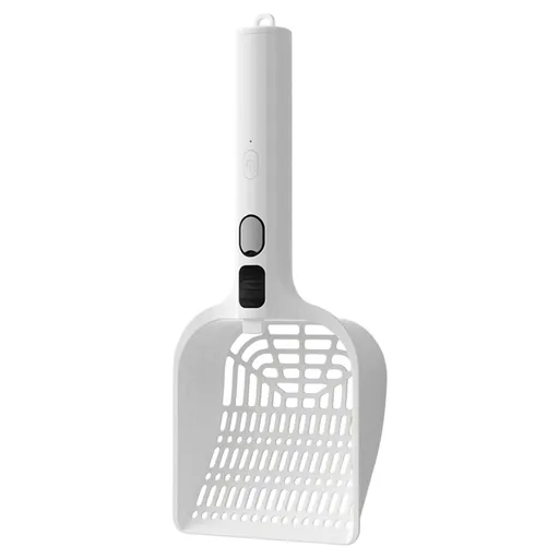 Rechargeable Spray Deodorizing Cat Litter Scoop, Large Sized Rechargeable Spray Litter for Home Use Litter Scooping Tool White