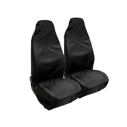 2Pcs Breathable Car Seat Cover in Black for SUV Seat Covers and Truck Seat Protector