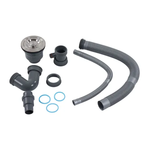 Kitchen Sink Strainer Drain Hose Single Sink Drain Set Kitchen Drain Fittings Appliances