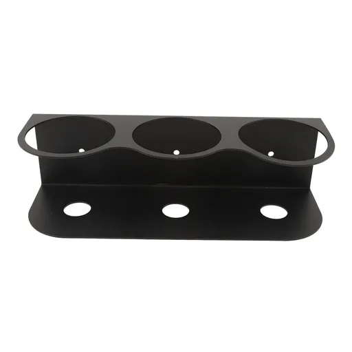 All Purpose Spray Bottle Holder Wall Mount Heavy Duty Carbon Steel Storage Rack for Garage Home Craft Workspace Paint Bottle Organizer 3 Hole