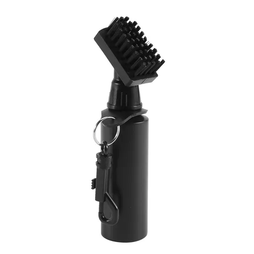Golf Brush Golf Club Groove Tube Cleaner Deep Clean Iron Grooves Golf Squeeze Bottle Water Dispenser for Golf Club, black