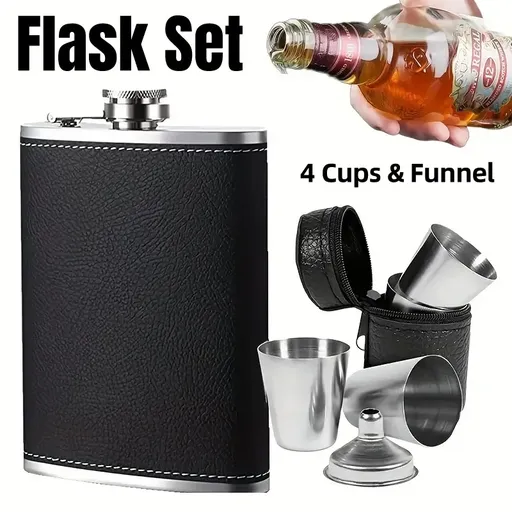 Portable Stainless Steel Wine Pot Small Outdoor Wine Bottle Wine Flask