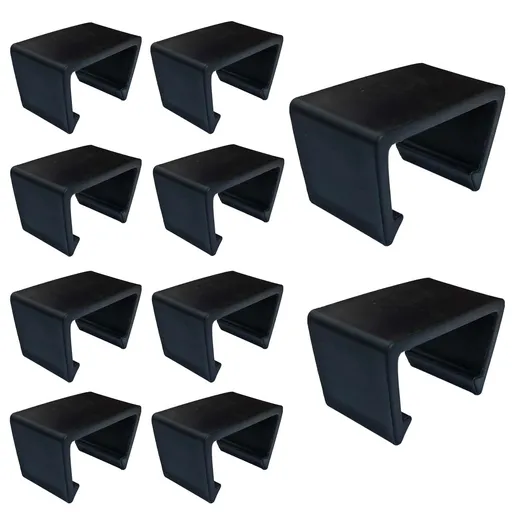 10 Pieces Outdoor Patio Furniture Clips Sectional Couch Sofa Funiture Clips Wicker Rattan Furniture Alignment Connector Wicker