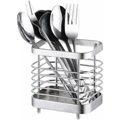 Cutlery Storage Drainer, Basket Holder For Knives, Forks, Spoons, Kitchen Utensils Cutlery Holder Stainless Steel,