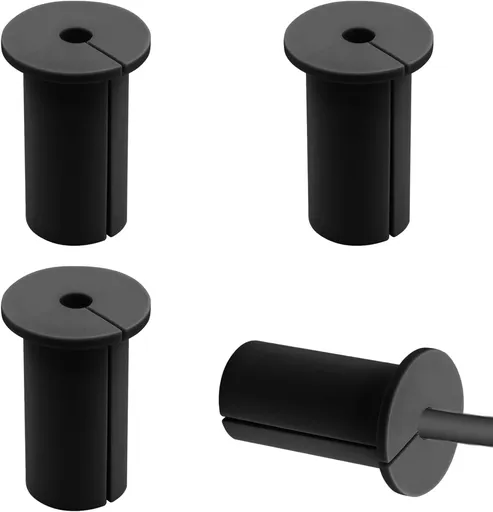 4Pcs Wall Cable Pass Through Cable Grommets, Silicone Cable Grommets Holes Sleeve Pass Through Wall, Wall Grommets for Cables Home Industry Furniture Wire Compatible with Starlink Accessories