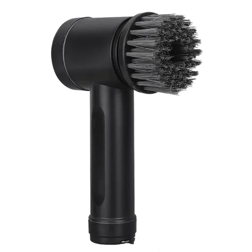 Electric Spin Scrubber, Cordless Power Scrubber with 8 Replaceable Heads, Dual Speed Lightweight Handheld Scrubber for Cleaning Stove/Bowl/Sink/Corner/Tile/Grout (Black)