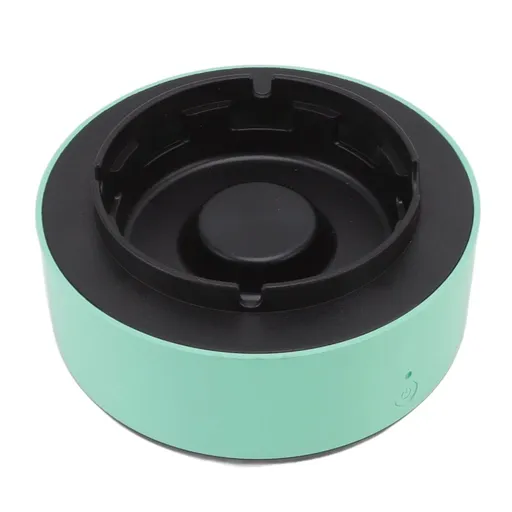 Smart Ashtray Self Extinguishing Small Multifunctional Negative Ion Air Purifier Ash Tray for Home (Green )