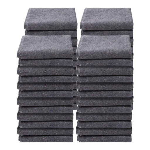 Moving Blankets, 72" x 54", 21 lbs/dz Weight, 24 Packs, Professional Recycled Cotton Packing Blanket, Large Heavy Duty Shipping Mover Pads Perfect for Protecting Furniture, Floors, Appliances