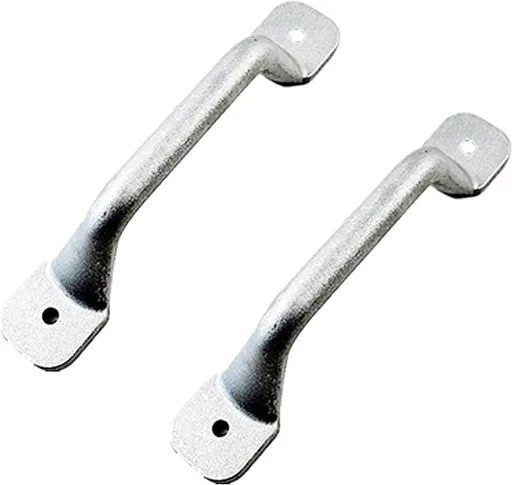 2PCS Boat Cleat Grab Rail Handles Aluminum Fishing Rowboat Duck Jon Row Transom