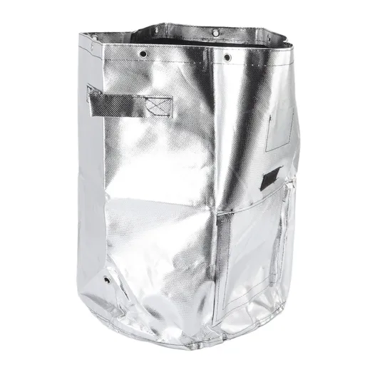 Silver Potato Grow Bag Waterproof Openable Planting Bucket for Plant Vegetable Flower M 26 Liters 7 Gallons