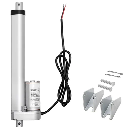 12V Linear Actuator, 203.2mm Stroke 15mm/s High-Speed 1000N Linear Motion Actuator - with IP54 Protection & Mounting Bracket for Lift Desk, Recliner Chairs, Window Door Opener